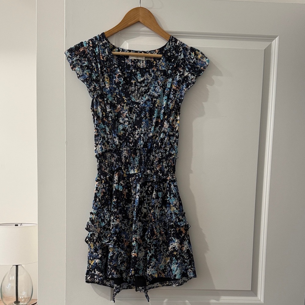 Ramy Brook Multicolor Cap Sleeve Mini Dress